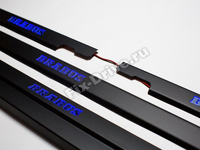 Door sills with illumination Mercedes-Benz G-Class w463 BRABUS black