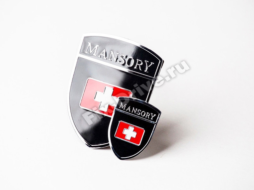 Emblem / Badge for steering wheel and bonnet Porsche 911 Carrera Mansory