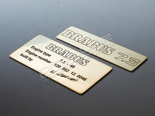 Emblem / Badge Engine type Mercedes-Benz BRABUS G-Class w463