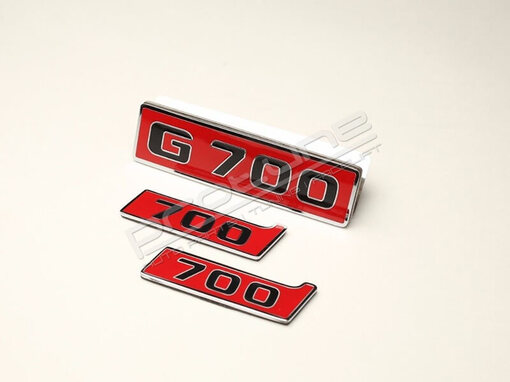 Emblem/ Badge Set for Front Grille and Side Fender Mercedes-Benz G-Class w463 BRABUS G700