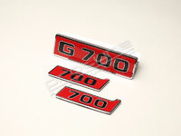 Emblem/ Badge Set for Front Grille and Side Fender Mercedes-Benz G-Class w463 BRABUS G700