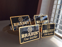 Emblem / Badge BRABUS for seats Fine leather Mercedes-Benz M-Class w163 Facelift