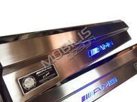 Door sills with illumination Mercedes-Benz C-Class w203 AMG long