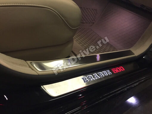 Door sills Mercedes-Benz S-Class w221 Sedan Facelift BRABUS 600
