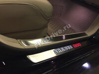 Door sills with illumination Mercedes-Benz GLS-Class x166 BRABUS 600