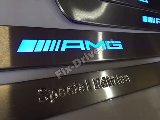 Door sills Mercedes-Benz S-Class w221 Long wheelbase AMG