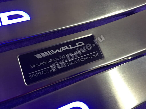 Door sills Mercedes-Benz S-Class w221 Sedan WALD