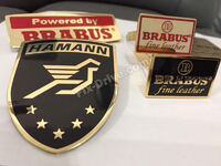 Emblem / Badge BRABUS for seats Fine leather Mercedes-Benz M-Class w163 Facelift