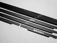 Door sills with illumination Mercedes-Benz G-Class w463 BRABUS black