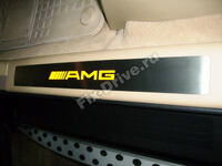 Door sills with illumination Mercedes-Benz M-Class w163 Facelift BRABUS