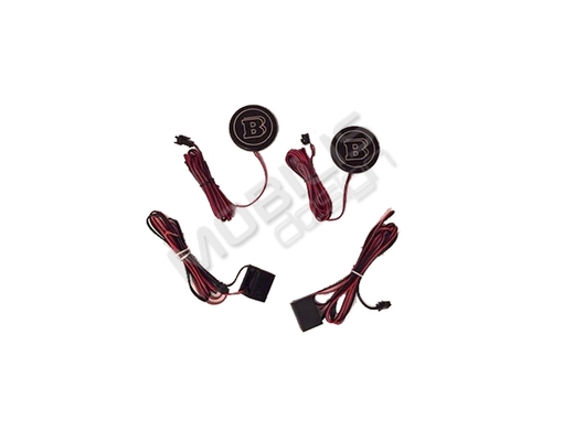 Illuminated badges for front bumper  BRABUS for Mercedes-Benz G-Class W463 2012+