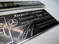 Emblem / Badge Powered by BRABUS Mercedes-Benz E-Class w212 Coupe