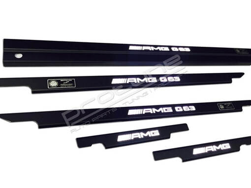 Door sills with illumination Mercedes-Benz G-Class w463 AMG Black