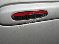 Emblem / Badge Powered by BRABUS Mercedes-Benz M-Class w163