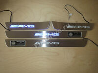 Door sills with illumination Mercedes-Benz C-Class w203 AMG