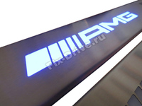 Door sills with illumination Mercedes-Benz CLK-Class c209 AMG