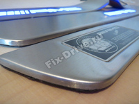 Door sills with illumination Mercedes-Benz CLA-Class c117 Station wagon Facelift AMG