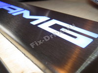 Door sills with illumination Mercedes-Benz C-Class w204 AMG