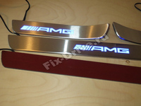 Door sills with illumination Mercedes-Benz C-Class w204 AMG
