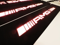 Door sills with illumination Mercedes-Benz V-Class w447 AMG