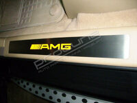 Door sills with illumination Mercedes-Benz M-Class w163 Facelift AMG