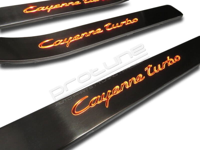 Door sills with illumination Porsche Cayenne 955 Turbo