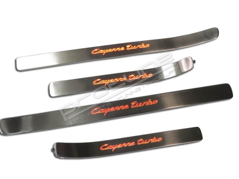 Door sills with illumination Porsche Cayenne 957 Turbo
