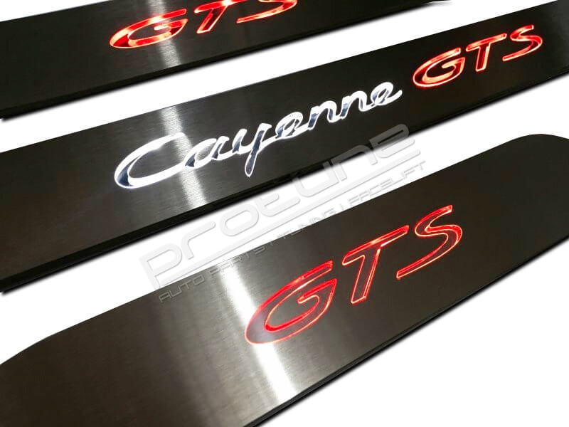 Door sills with illumination Porsche Cayenne 958 GTS