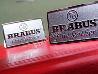 Emblem / Badge BRABUS for seats Fine leather Mercedes-Benz M-Class w163 Facelift