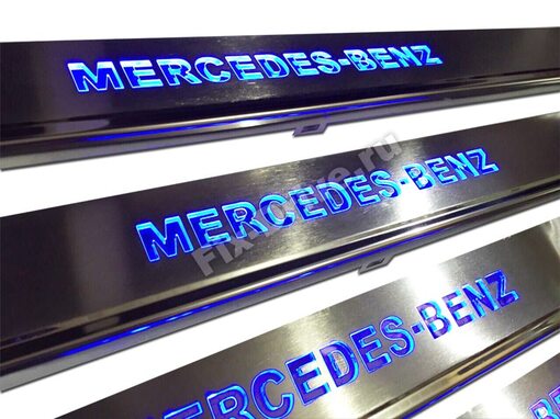 Door sills with illumination Mercedes-Benz S-Class w140